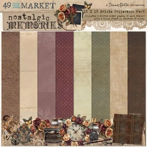 Nostalgic Memories - 12X12 Collection Pack - Solids 1