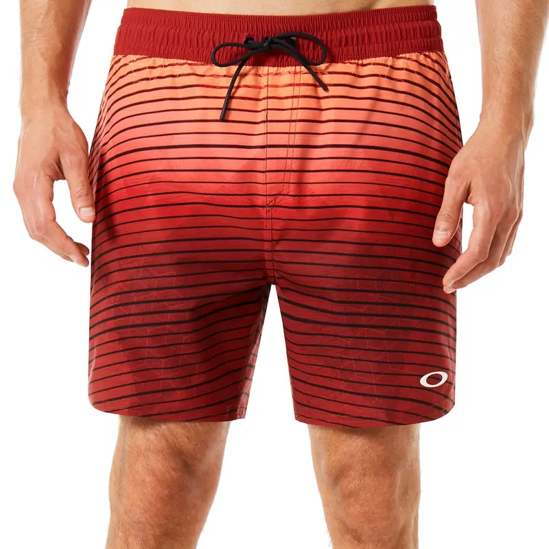 Oakley 16 Inches Camou Boardshorts Men Surf Boardshort - Medium / Iron Red 1