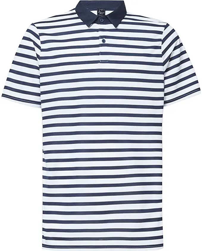 Oakley Bicolor Striped Ss Polo Men Golf Polo 1