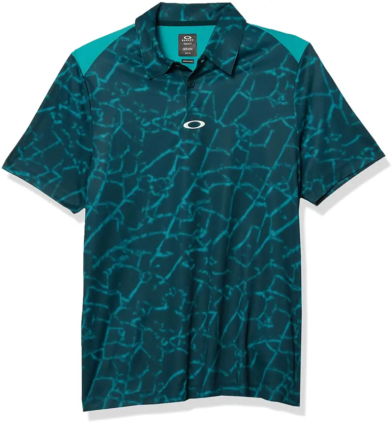 Oakley Broken Glass Polo Men Golf Polo 1