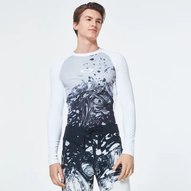 Oakley Color Block Ls Rashguard Men Surf Rashguard 1
