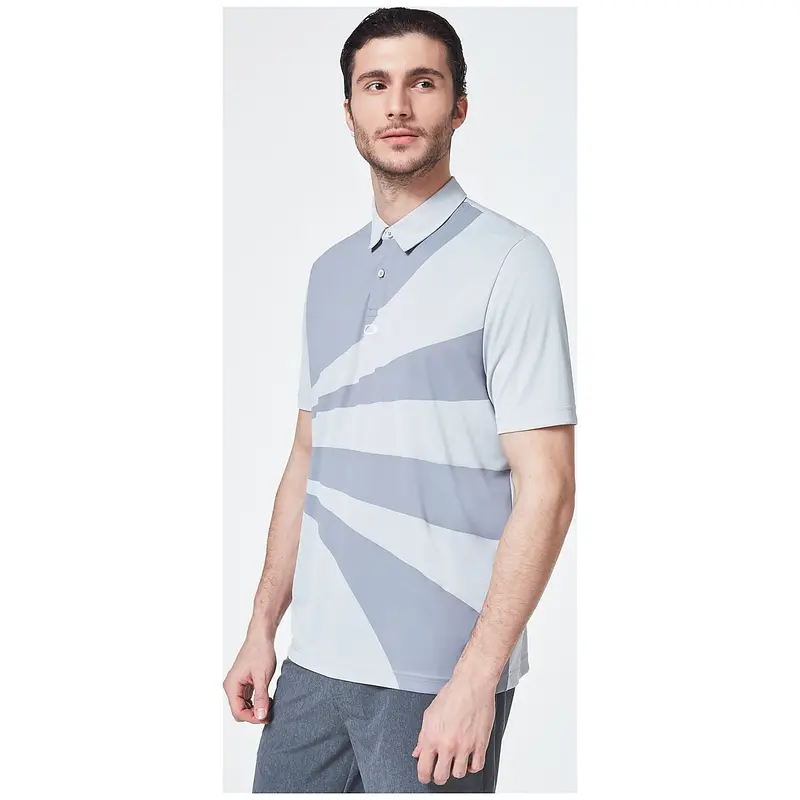 Oakley Geometric Swing Polo Men Golf Polo 1