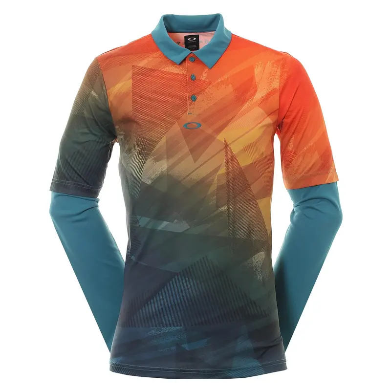 Oakley Graphic Golf Shirts Men Golf Polo Shirt 1