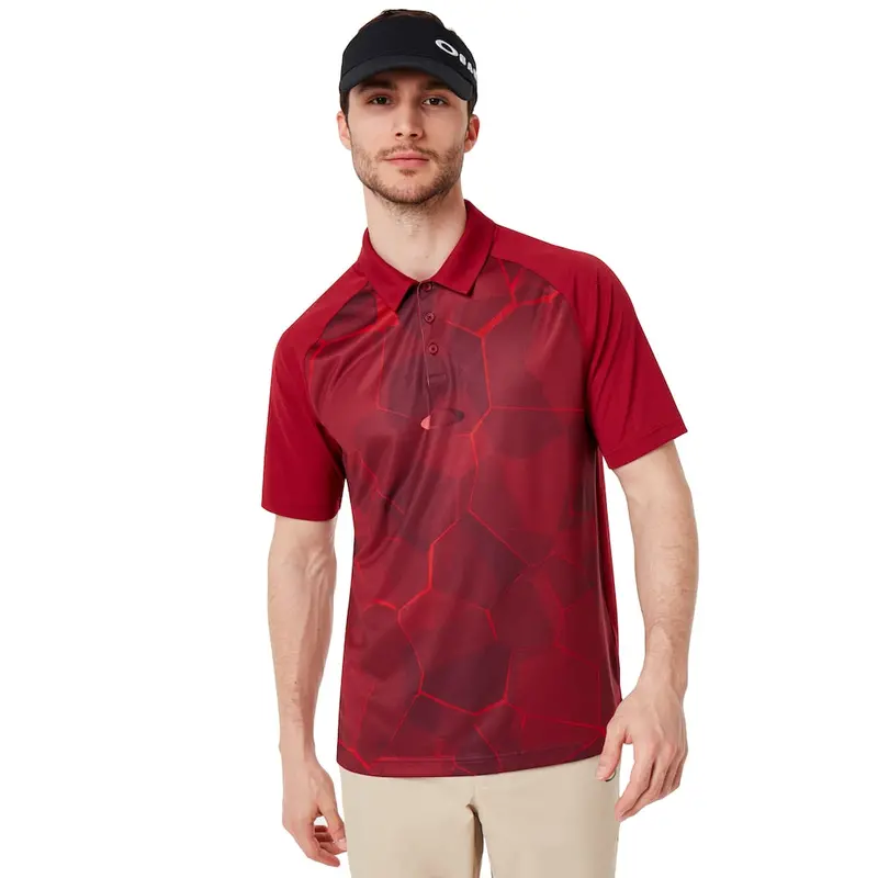 Oakley Mirror Graphic Polo Men Golf Polo Shirt 1