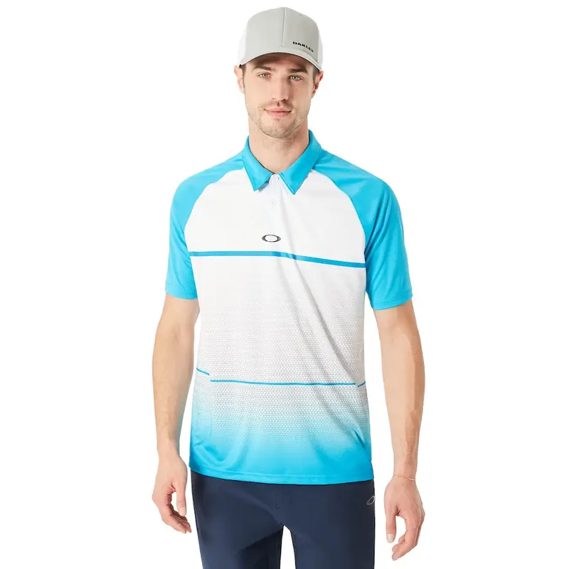 Oakley Moto Fade Men Golf Polo Shirt 1