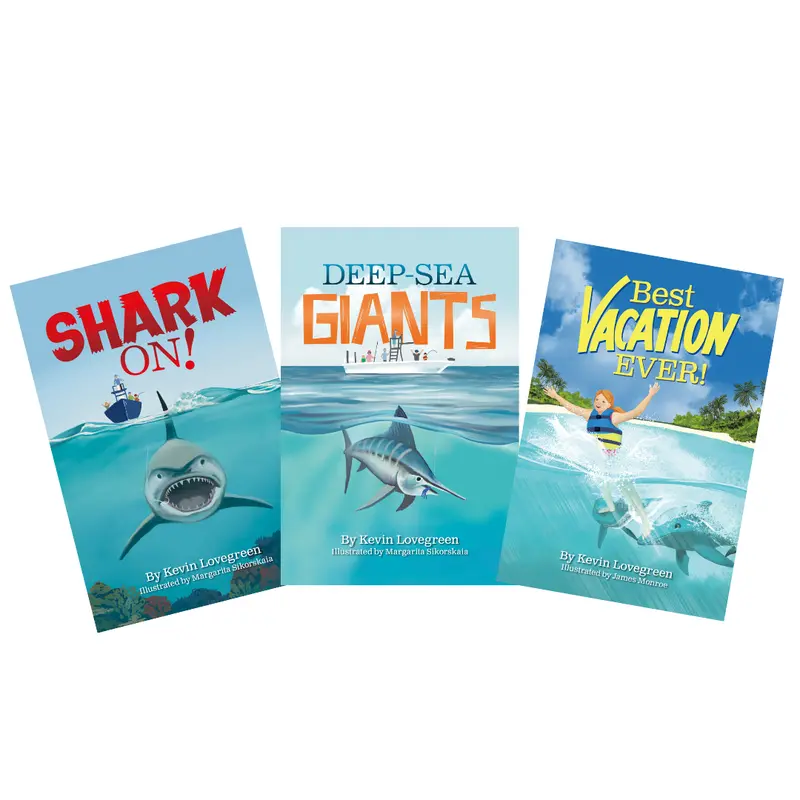 Ocean Adventures 3-Pack (New!) Children's Books 1