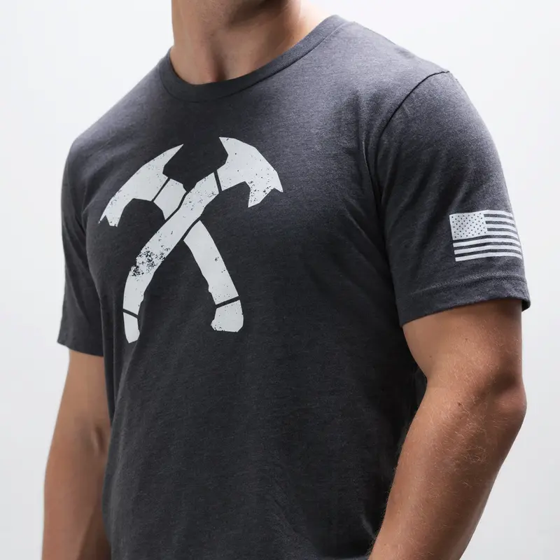 Original Distressed Crossed Hawks Tee 2
