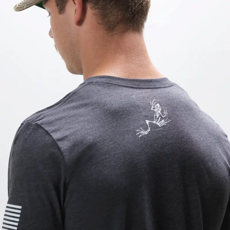 Original Distressed Crossed Hawks Tee 4