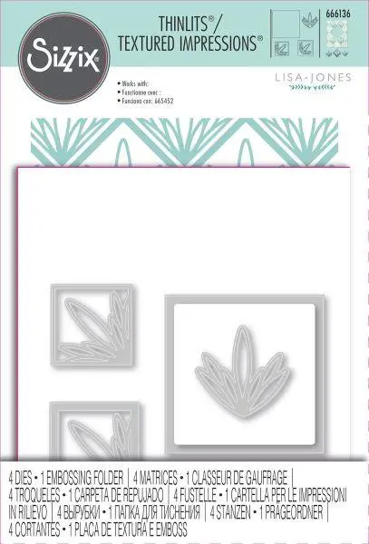 Ornate Frame - Thinlits Dies W. Textured Impressions 1