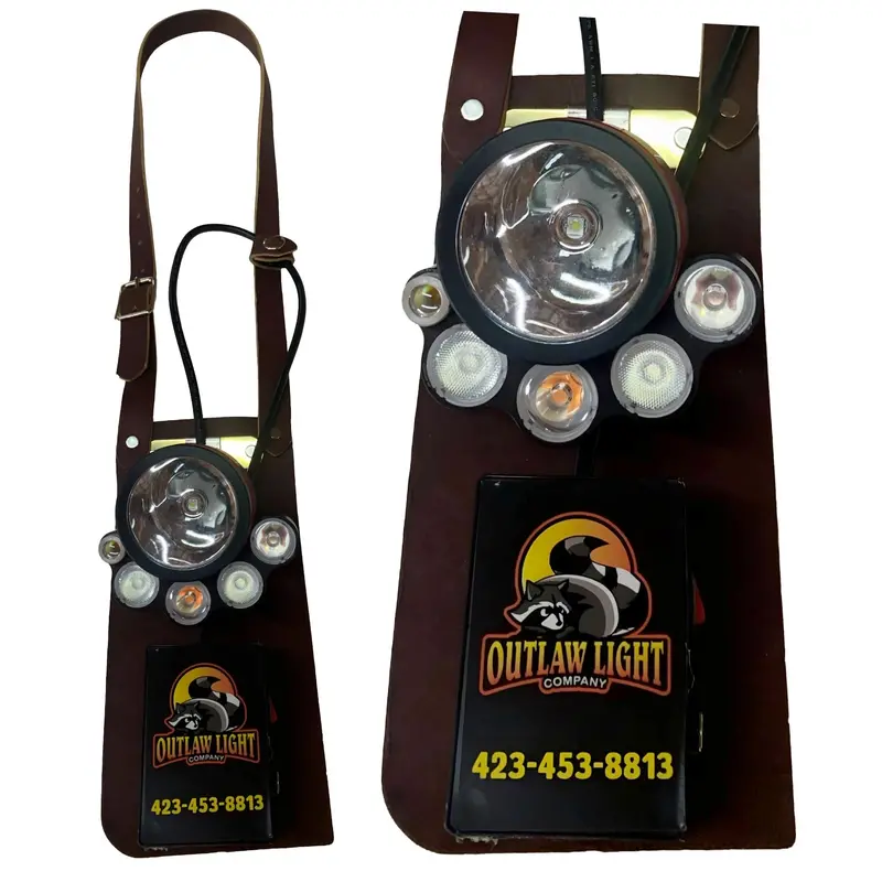 Outlaw Original Ace Pro Light On Leather Sling (One Walk Light With 3 Colors) 1
