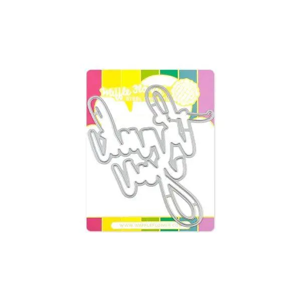 Oversized Thank You Matching Die 1