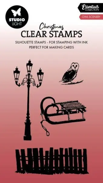 Owl Scenery - Clear Stamps 1