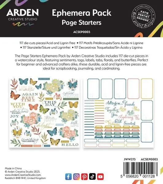 Page Starters - Ephemera Pack 1
