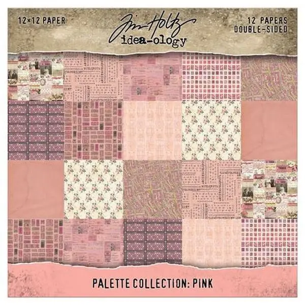 Palette Colletion -  12X12 Paper Pad - Pink 1