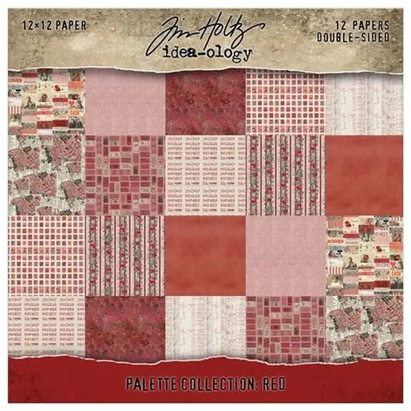 Palette Colletion -  12X12 Paper Pad - Red 1