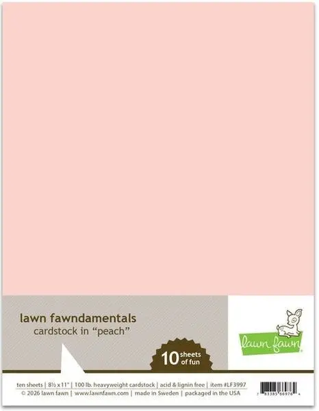 Peach - Cardstock 1