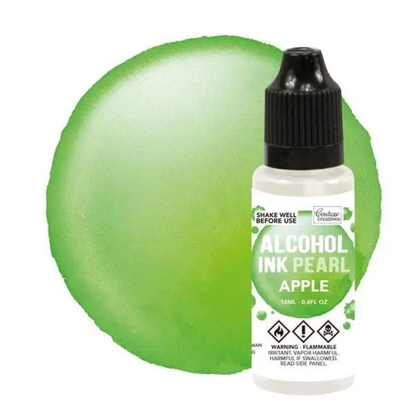 Pearl Alcohol Ink - Apple 1