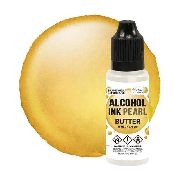 Pearl Alcohol Ink - Butter 1