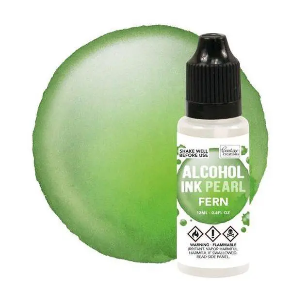 Pearl Alcohol Ink - Fern 1