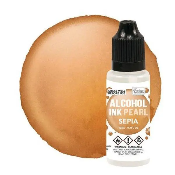 Pearl Alcohol Ink - Sepia 1