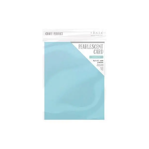Pearlescent Cardstock - Caribbean Sea 1