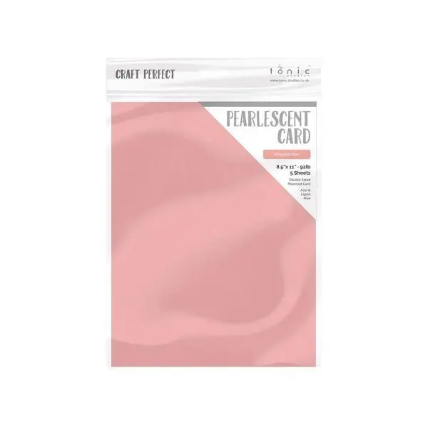 Pearlescent Cardstock - Princess Pink 1