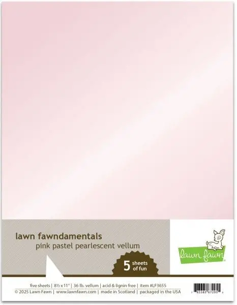 Pearlescent Vellum - Pink Pastel 1