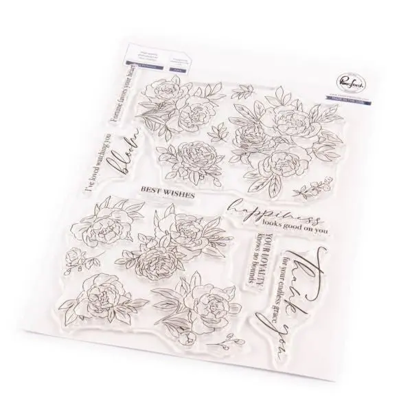 Peony Perfection - Clear Stamps 1