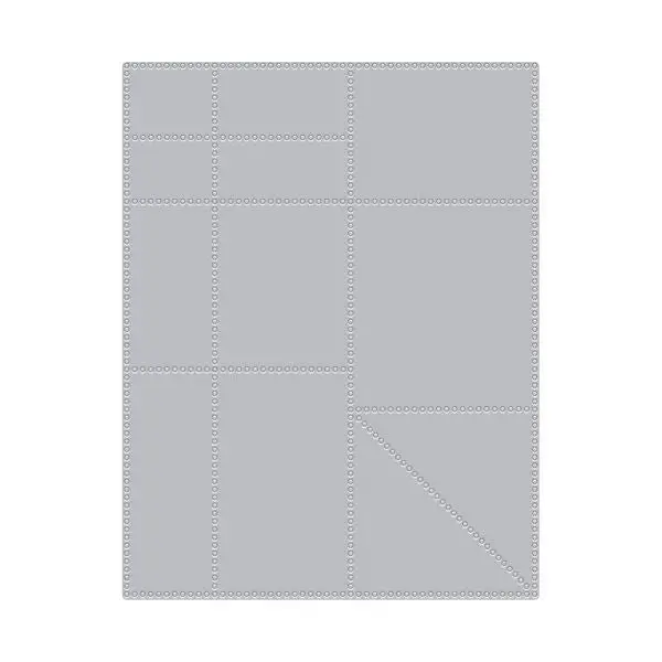 Perforation Cover Plate Die 1