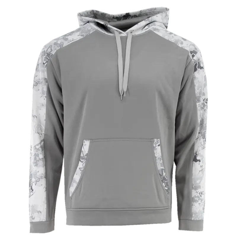 Performance Fleece Hoodie - Drizzle/Viper Snow 1