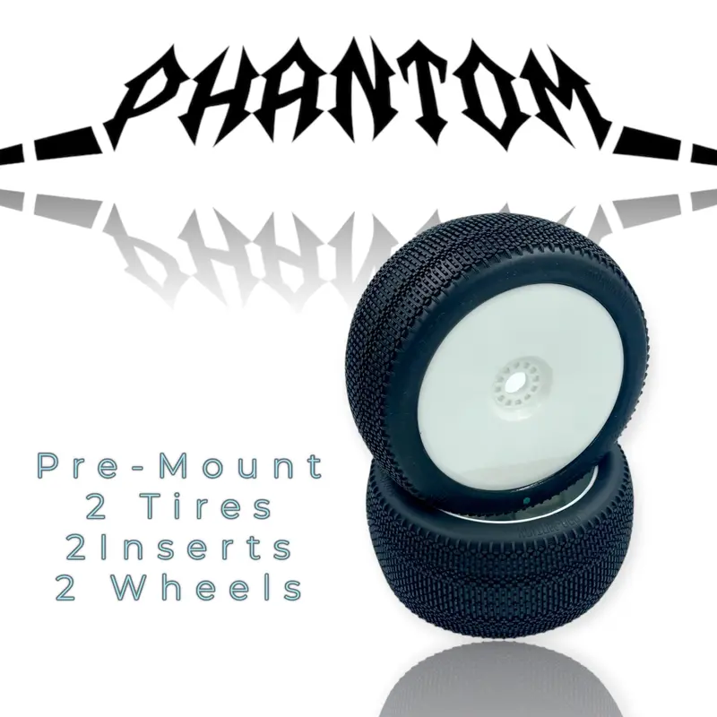 Phantom 8Th Scale Truggy Pre-Mount White 1