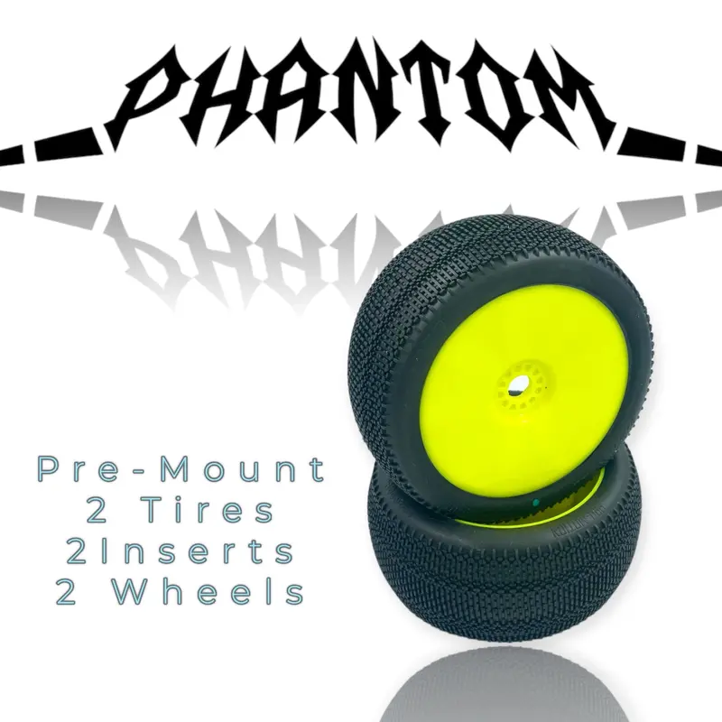 Phantom 8Th Scale Truggy Pre-Mount Yellow 1