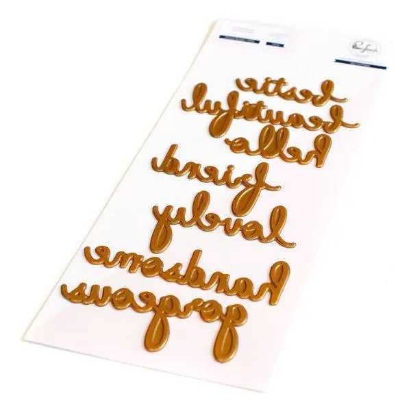 Phrase Builder:  Hello Hot Foil Plates 1