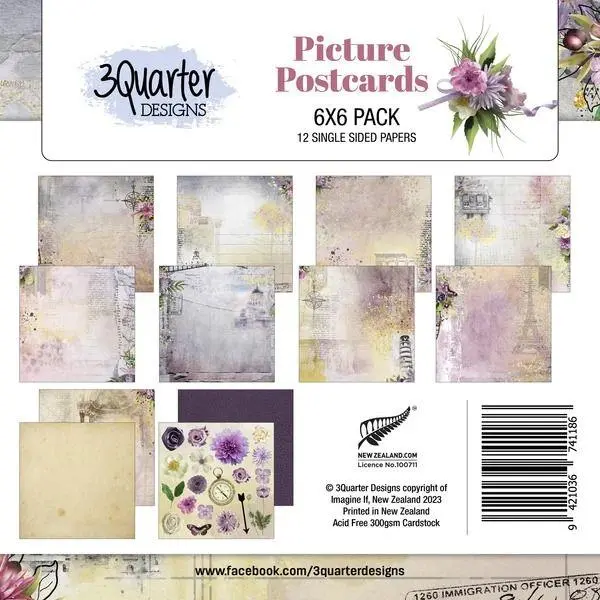 Picture Postcard - 6X6 Collection Kit 1