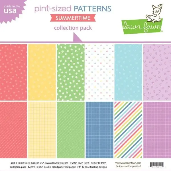 Pint-Sized Patterns Summertime - 12X12 Collection Pack 1