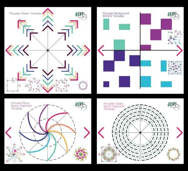 Pirouette Pattern Templates 1