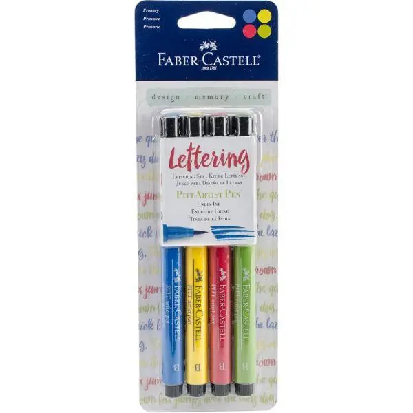 Pitt Artist Brush Pens - Primary 1