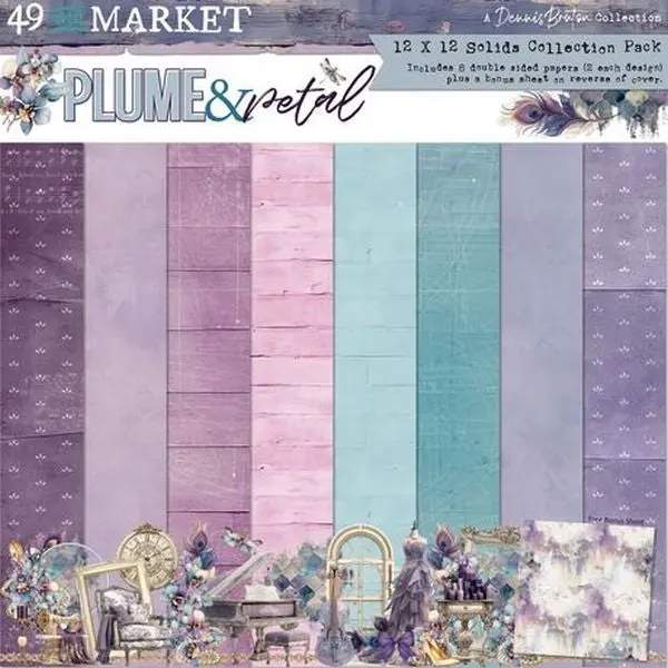 Plume & Petals - 12X12 Collection Pack - Solids 1