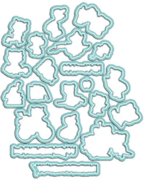 Pocket Pals - Back To School Critters - Dies 1