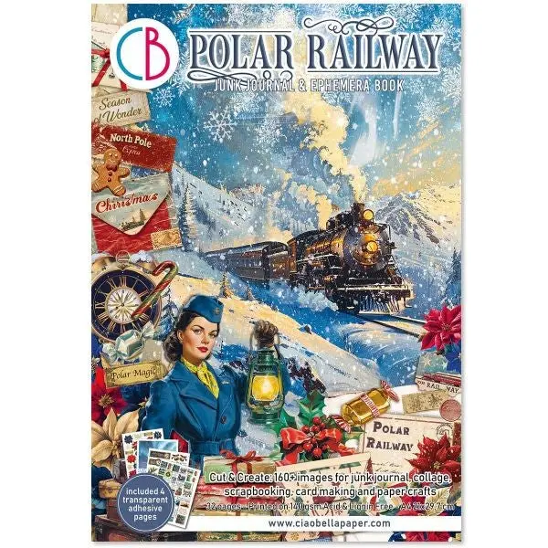 Polar Railway - Junk Journal Ephemera Book 1