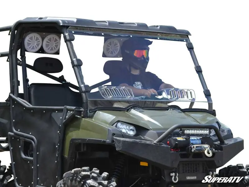 Polaris Ranger 500 Scratch Resistant Vented Full Windshield 1
