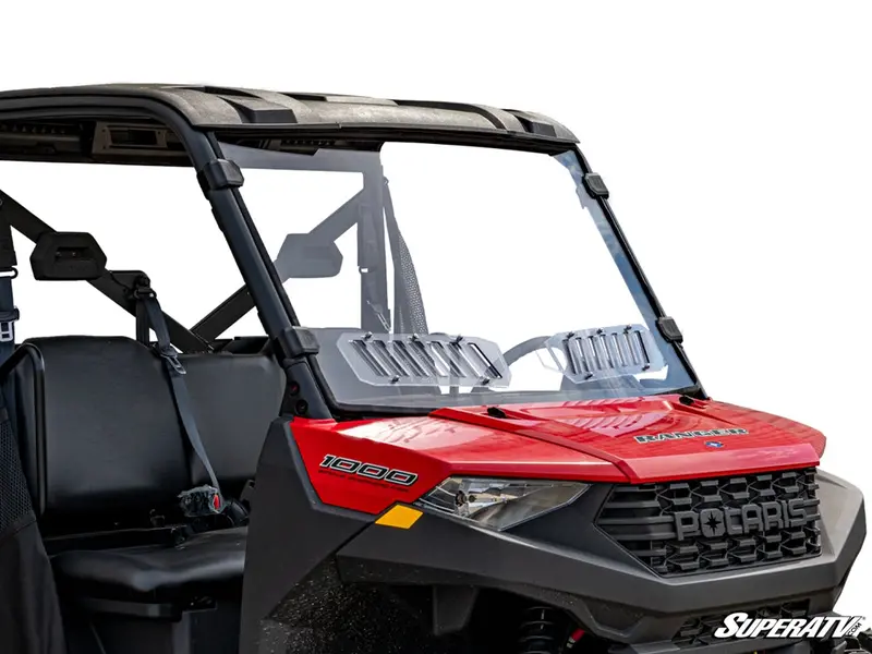 Polaris Ranger 900 Vented Full Windshield—Scratch-Resistant 1