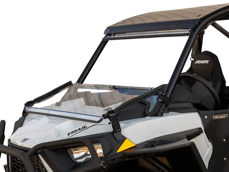 Polaris Rzr Trail S 900 Scratch-Resistant Flip Down Windshield 1