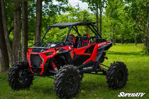Polaris Rzr Xp Turbo S Scratch Resistant Flip Down Windshield 2