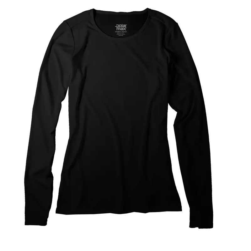 Polarmax Women's Merino Wool Crewneck Midweight Relaxed Fit Base Layer 1