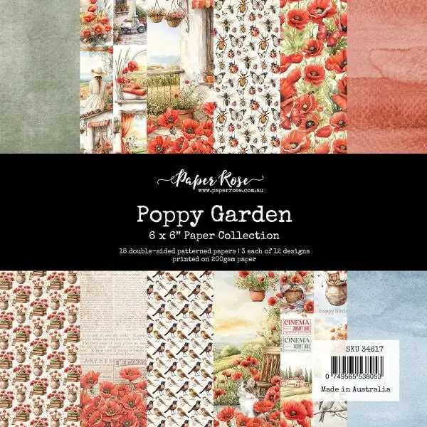 Poppy Garden - 6X6 Collection Pack 1