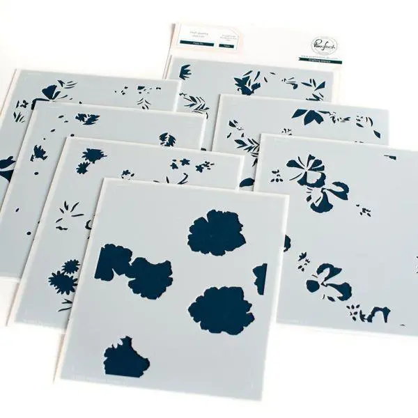 Poppy Mix - Layering Stencils 1