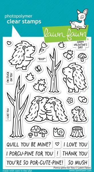 Porcu-Pine For You - Clear Stamps 1