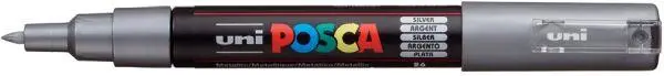 Posca Paint Marker - Extra Fine - Silver 1