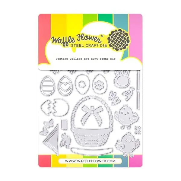 Postage Collage - Egg Hunt Icons - Dies 1